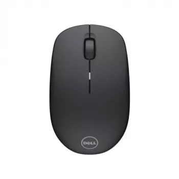 DELL Must Wireless hiir-WM126, ambidekstriline, optiline, RF juhtmevaba, 1000 DPI, must