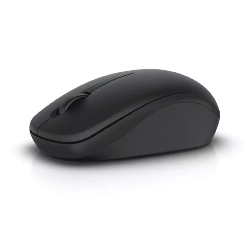 DELL Must Wireless hiir-WM126, ambidekstriline, optiline, RF juhtmevaba, 1000 DPI, must