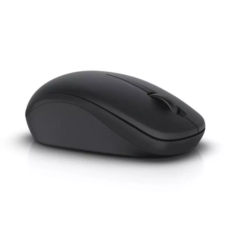 DELL Must Wireless hiir-WM126, ambidekstriline, optiline, RF juhtmevaba, 1000 DPI, must