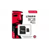 Kingston Technology 8GB microSDHC Industrial C10 A1 pSLC kaart + SD-adapter