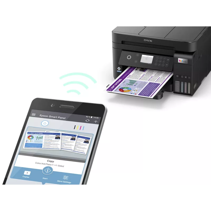 Epson EcoTank ET-3850 tindiprinter A4 4800 x 1200 DPI 33 ppm Wi-Fi