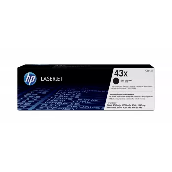 HP 43X kõrge tootlikkusega must originaal LaserJet toonerikassett, 30000 lehte, must, 1 tk