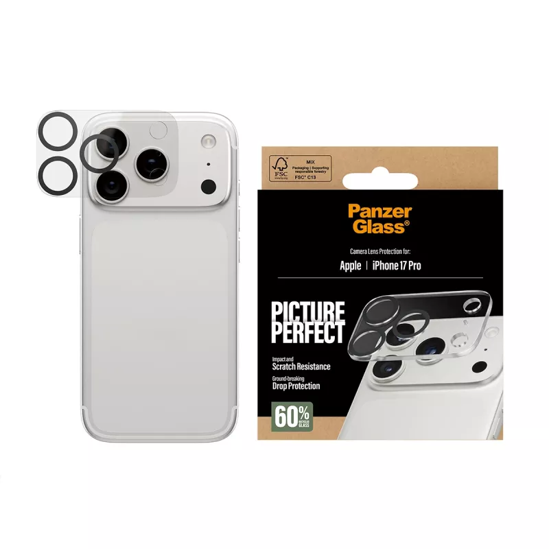 Camera Lens Protector PanzerGlass iPhone 17 Pro Scratch Shock Resistant