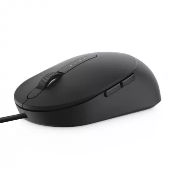 DELL Pro juhtmega hiir - MS3220 - must, kahekäeline, laser, USB Type-A, 3200 DPI, 2 ms, must