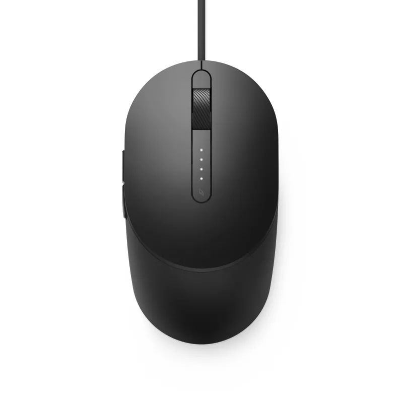 DELL Pro juhtmega hiir - MS3220 - must, kahekäeline, laser, USB Type-A, 3200 DPI, 2 ms, must