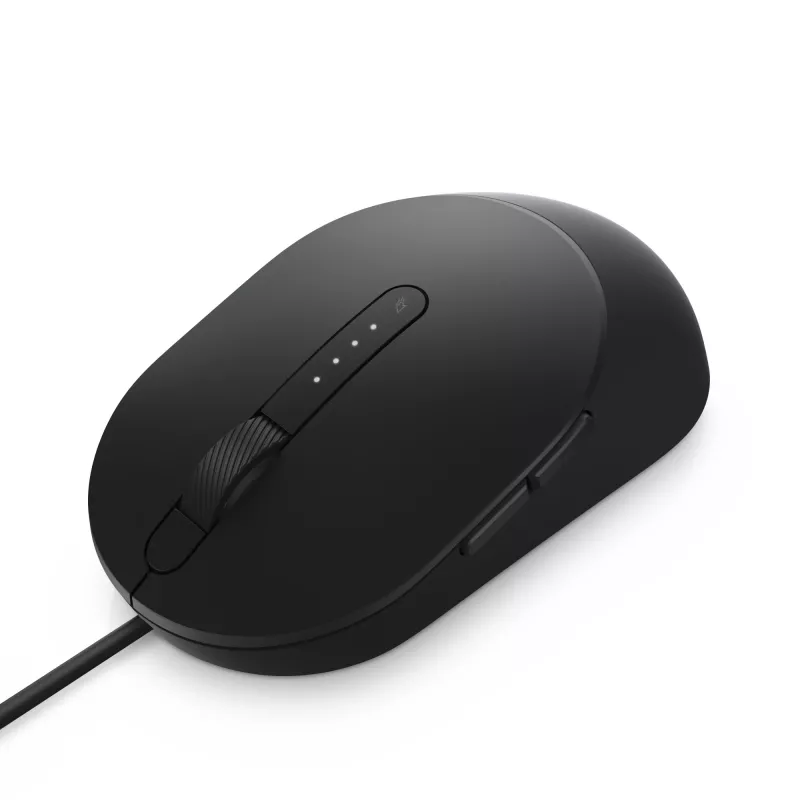 DELL Pro juhtmega hiir - MS3220 - must, kahekäeline, laser, USB Type-A, 3200 DPI, 2 ms, must
