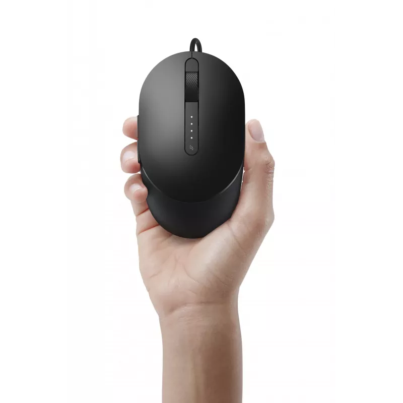 DELL Pro juhtmega hiir - MS3220 - must, kahekäeline, laser, USB Type-A, 3200 DPI, 2 ms, must