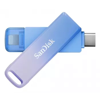 WESTERN DIGITAL SanDisk Creator Phone Drive - 128 GB USB-mälupulk - USB-C/Lightning - sinine