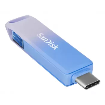 WESTERN DIGITAL SanDisk Creator Phone Drive - 128 GB USB-mälupulk - USB-C/Lightning - sinine