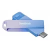WESTERN DIGITAL SanDisk Creator Phone Drive - 128 GB USB-mälupulk - USB-C/Lightning - sinine