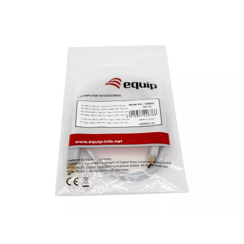 Equip USB 3.2 Gen 2 USB-C to C, M/M, 1 m, 5A