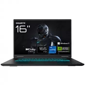 Sülearvuti GIGABYTE GAMING A16 CTHI3DE894SH 16 tolli Intel Core i7 16GB 1TB NVIDIA RTX 5050 Windows 11