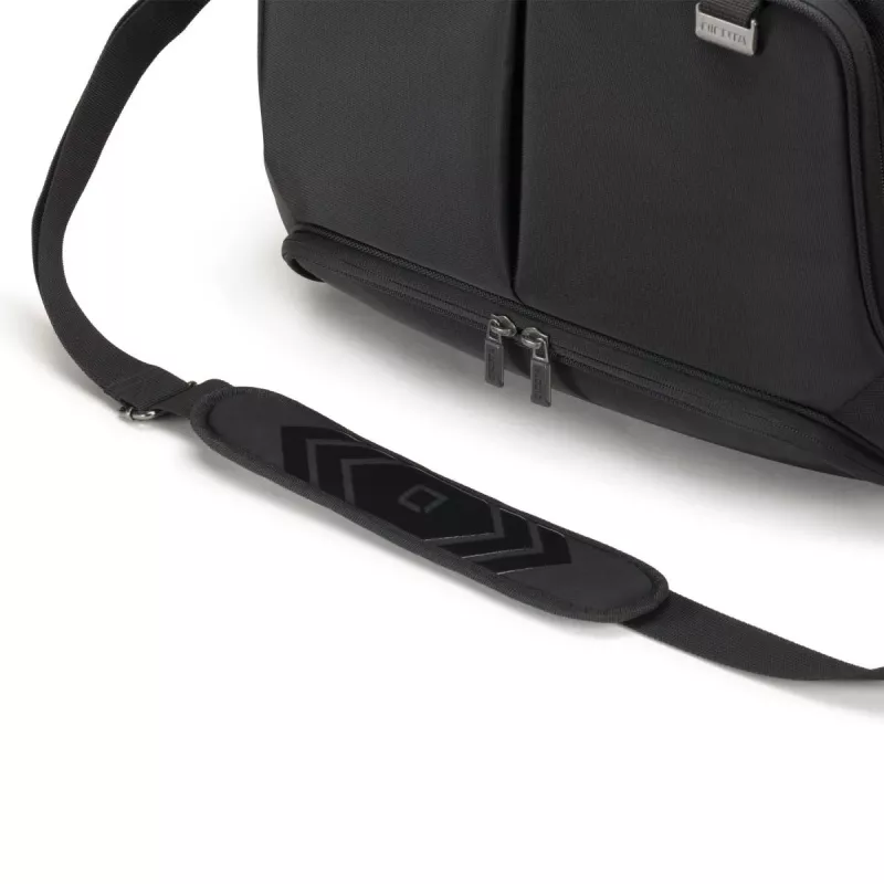DICOTA Eco Top Traveler Pro - 15-17.3in sülearvutikott - Must / 1680d Rpet Polyester