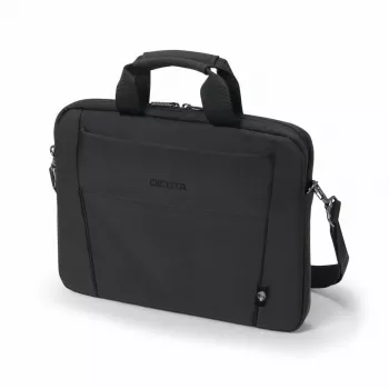 DICOTA Eco õhuke Case Base - 15-15,6-tolline sülearvutikott - Must / 300d Rpet Polyester