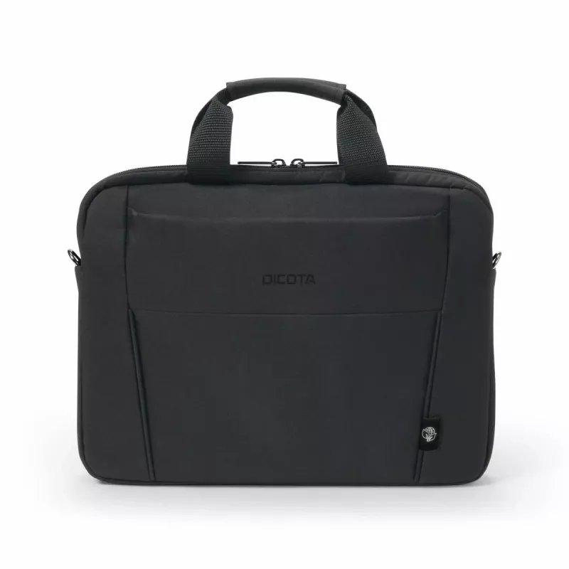 DICOTA Eco õhuke Case Base - 15-15,6-tolline sülearvutikott - Must / 300d Rpet Polyester