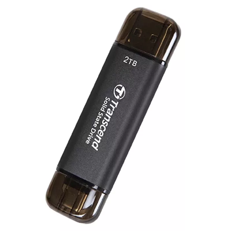 TRANSCEND Esd310c - 2TB kaasaskantav SSD - USB Type-A / USB USB-C