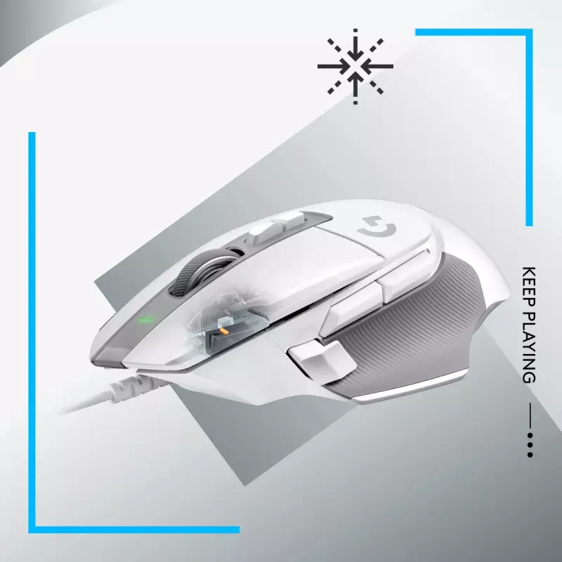 LOGITECH G502 X mänguhiir - USB - valge