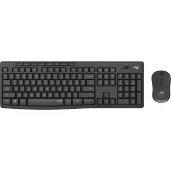 LOGITECH Mk295 Silent juhtmevaba komplekt Graphite Tšehhi Qwertz