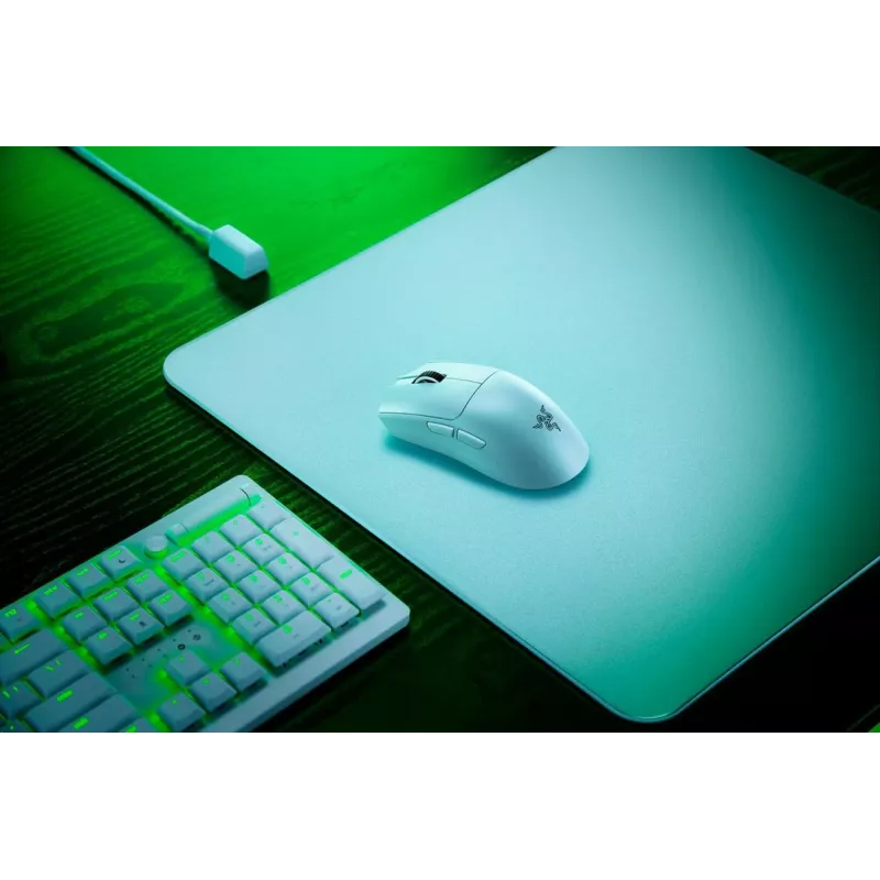 RAZER Viper V3 Pro mänguhiir – juhtmevaba / juhtmega – valge
