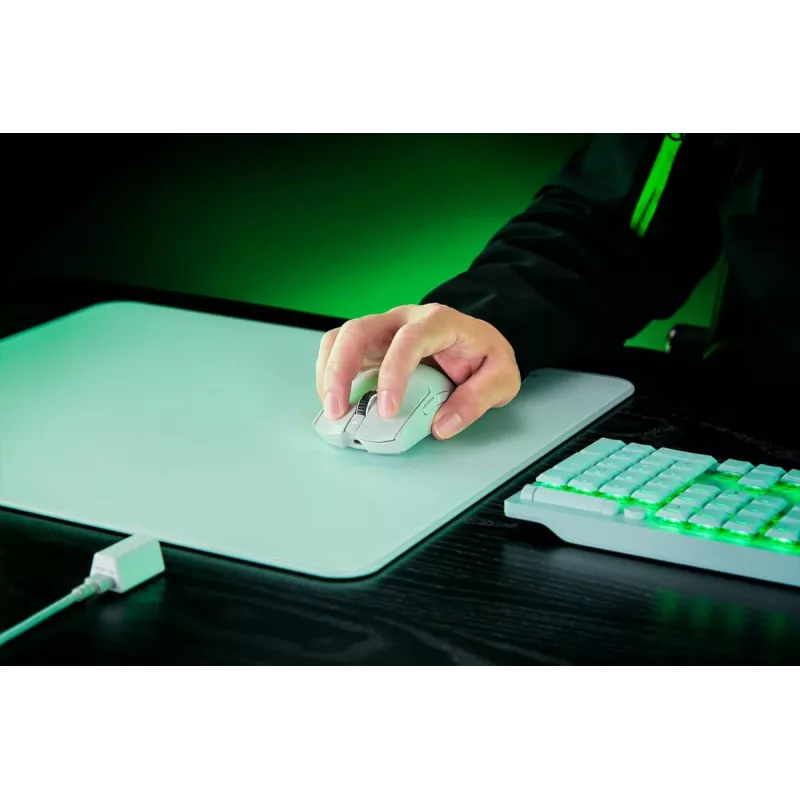 RAZER Viper V3 Pro mänguhiir – juhtmevaba / juhtmega – valge