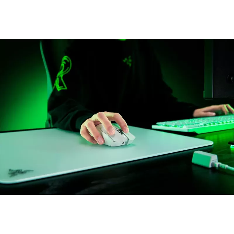 RAZER Viper V3 Pro mänguhiir – juhtmevaba / juhtmega – valge