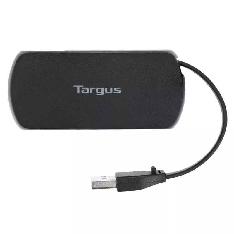 Targus ACH114EU liidesejaotur USB 2.0 480 Mbit/s Must