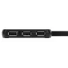 Targus ACH114EU liidesejaotur USB 2.0 480 Mbit/s Must