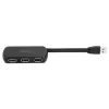 Targus ACH114EU liidesejaotur USB 2.0 480 Mbit/s Must