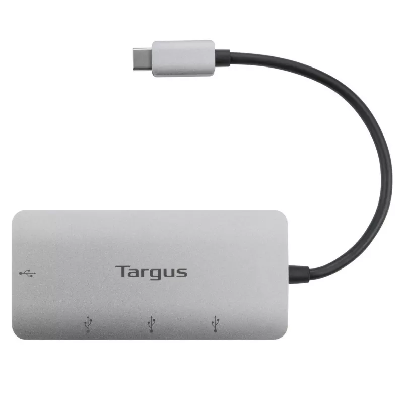 Targus ACH226EU liidesejaotur USB 3.2 Gen 1 (3.1 Gen 1) USB-C 5000 Mbit/s Hõbedane