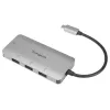 Targus ACH226EU liidesejaotur USB 3.2 Gen 1 (3.1 Gen 1) USB-C 5000 Mbit/s Hõbedane