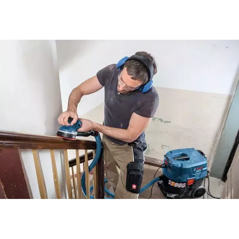 Bosch GET 55-125 Professional juhusliku orbiidiga lihvmasin 7800 RPM 15600 OPM must, sinine 550 W