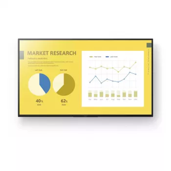 Sony FW-55EZ20L Signage Display Digitaalne signaalleht 139,7 cm (55 tolli) LED Wi-Fi 350 cd/m² 4K Ultra HD Must Android 16/7