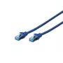 DIGITUS patch-kaabel - Cat 5e - SF/UTP - kaitsmega - 50 cm - sinine