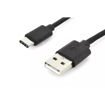 DIGITUS ASSMANN USB USB-C ühenduskaabel, tüüp C A-le M/M, 1m 3A, 480MB, 2.0 versioon, must