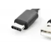 DIGITUS ASSMANN USB USB-C ühenduskaabel, tüüp C A-le M/M, 1m 3A, 480MB, 2.0 versioon, must