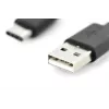 DIGITUS ASSMANN USB USB-C ühenduskaabel, tüüp C A-le M/M, 1m 3A, 480MB, 2.0 versioon, must