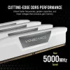 CORSAIR Memory 32GB (2x16gb) DDR5 Dram 6000mt/s CL36 AMD Expo & Intel Xmp Memory Kit Vengeance Valge