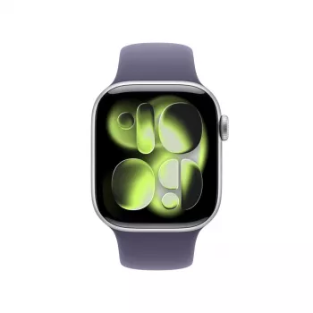 APPLE Watch Series 11 GPS + Cellular 42mm hõbedane alumiiniumkorpus lilla udu spordirihmaga S/M