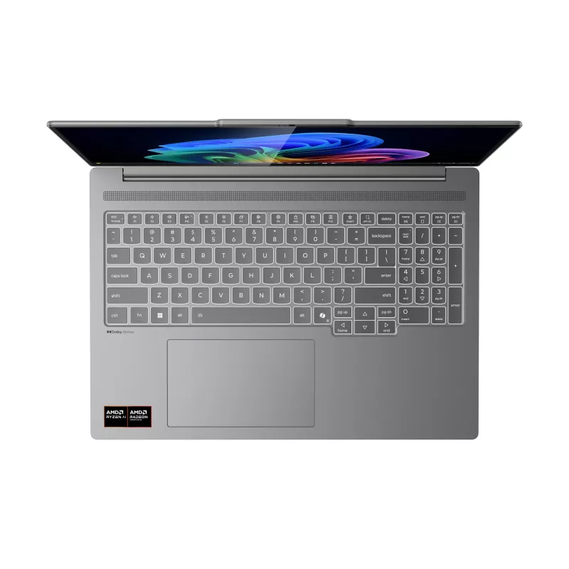 Lenovo IdeaPad Pro 5 16AKP10 Copilot+ PC AMD Ryzen™ AI 7 350 sülearvuti 40,6 cm (16 tolli) 2,8K 32 GB LPDDR5x-SDRAM 1 TB SSD Wi-Fi 7 (802.11be) Windows 11 Pro German hall