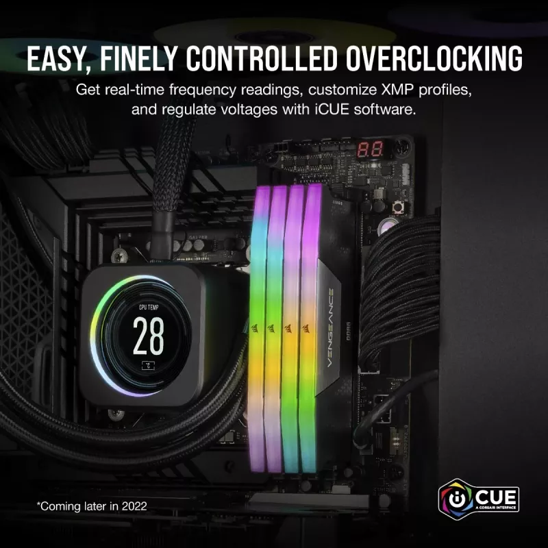 CORSAIR mälu 32 GB DDR5 4800 MHz (2x16 GB) Vengeance RGB
