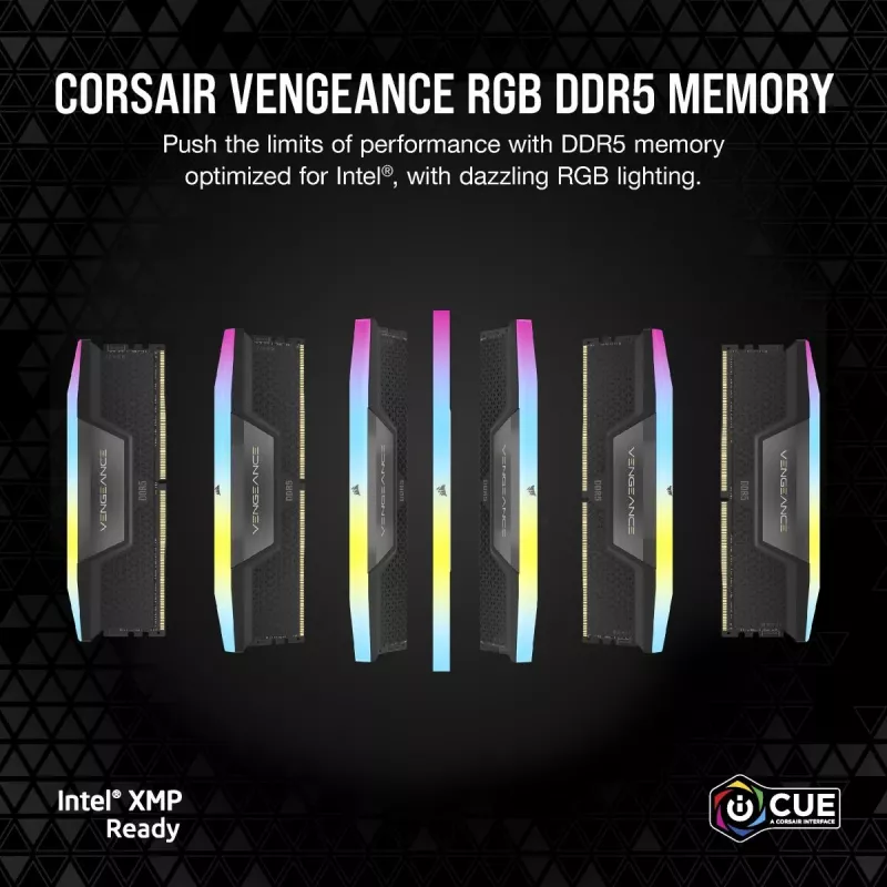 CORSAIR mälu 32 GB DDR5 4800 MHz (2x16 GB) Vengeance RGB