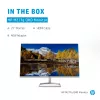 Monitor HP M27fq 27 tolli Quad HD 2560x1440 IPS LCD, 300 cd/m², 75 Hz, 5 ms, hõbedane