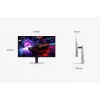 Samsung S32FG814SU arvutimonitor 81,3 cm (32 tolli) 3840 x 2160 pikslit 4K Ultra HD OLED hõbedane