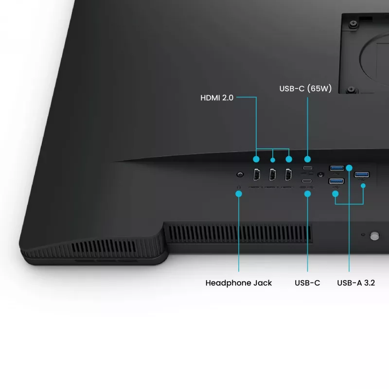 Arvutimonitor BenQ PV3200U 31,5 tolli (80 cm) 3840×2160 4K IPS LCD, 5 ms, USB-C, VESA, kõlarid, must