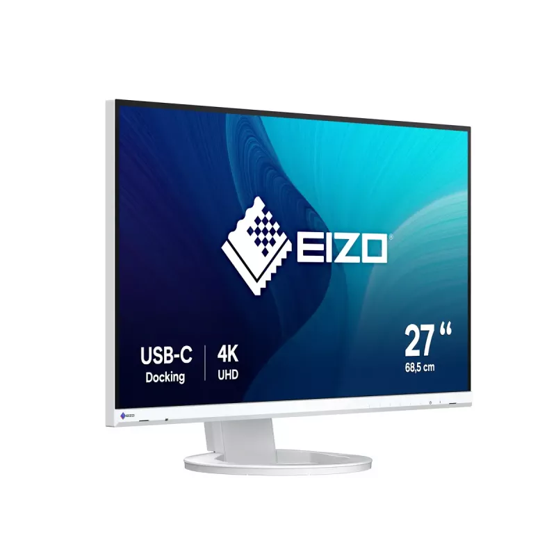 EIZO FlexScan EV2740S-WT arvutimonitor 68,6 cm (27 tolli) 3840 x 2160 pikslit 4K Ultra HD LCD Valge