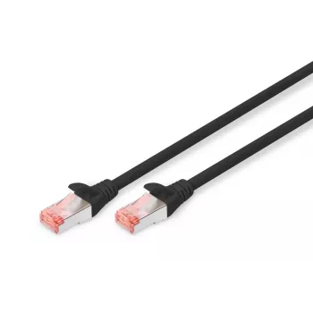 DIGITUS paikamiskaabel - CAT6 - S/FTP - Snagless - Cu - 5m - must