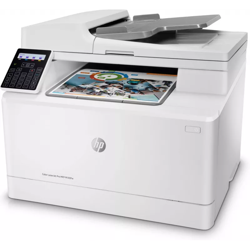 HP Color LaserJet Pro MFP M183fw, Laser, värviprinter, 600 x 600 DPI, A4, otseprintimine, valge