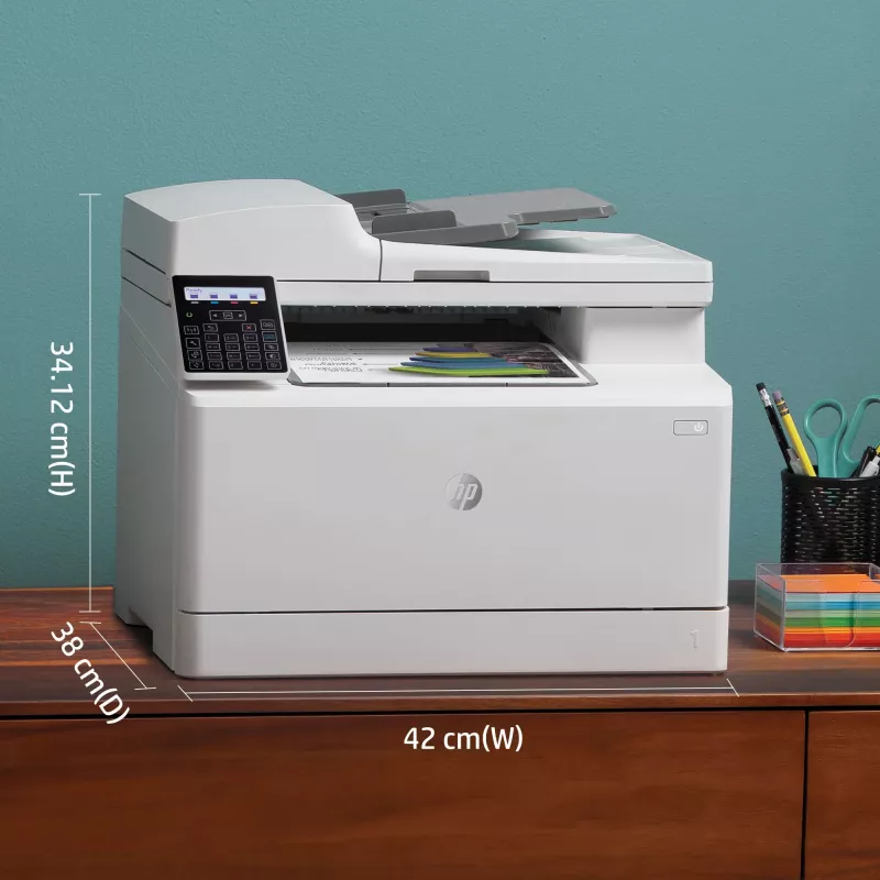 HP Color LaserJet Pro MFP M183fw, Laser, värviprinter, 600 x 600 DPI, A4, otseprintimine, valge