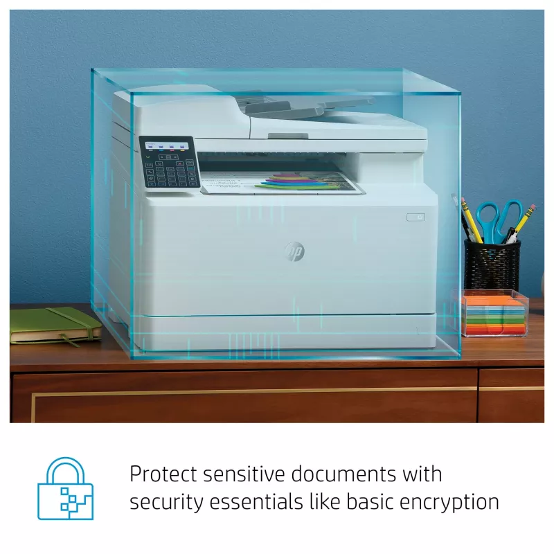 HP Color LaserJet Pro MFP M183fw, Laser, värviprinter, 600 x 600 DPI, A4, otseprintimine, valge
