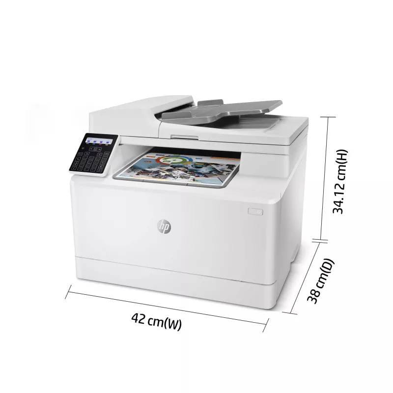 HP Color LaserJet Pro MFP M183fw, Laser, värviprinter, 600 x 600 DPI, A4, otseprintimine, valge